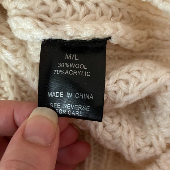 Wishlist turtleneck wool blend knit sweater - Picture 5 of 8